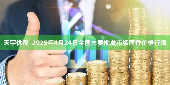 天宇优配  2025年4月24日全国主要批发市场茴香价格行情